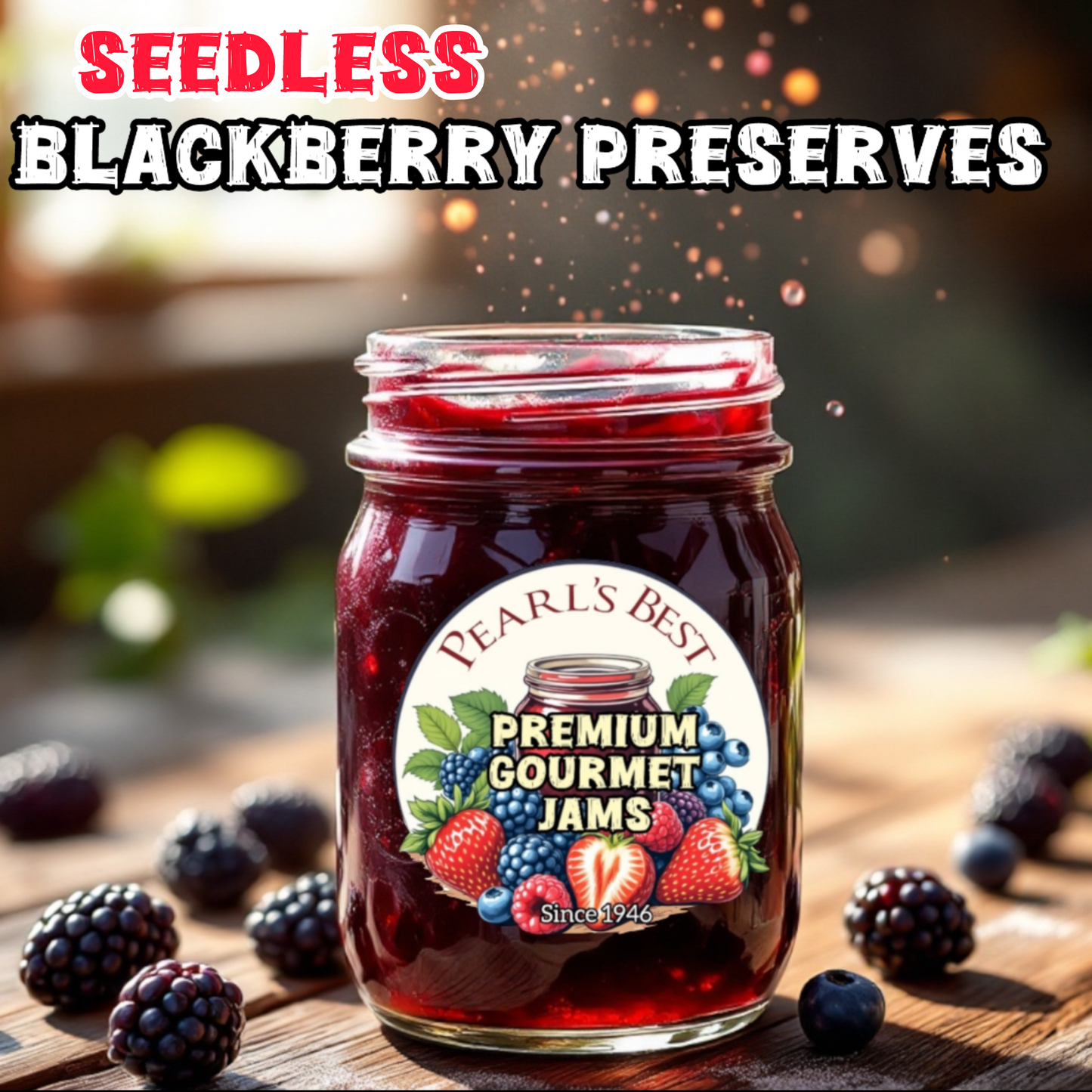 Seedless BlackBerry Preserves 10.5oz